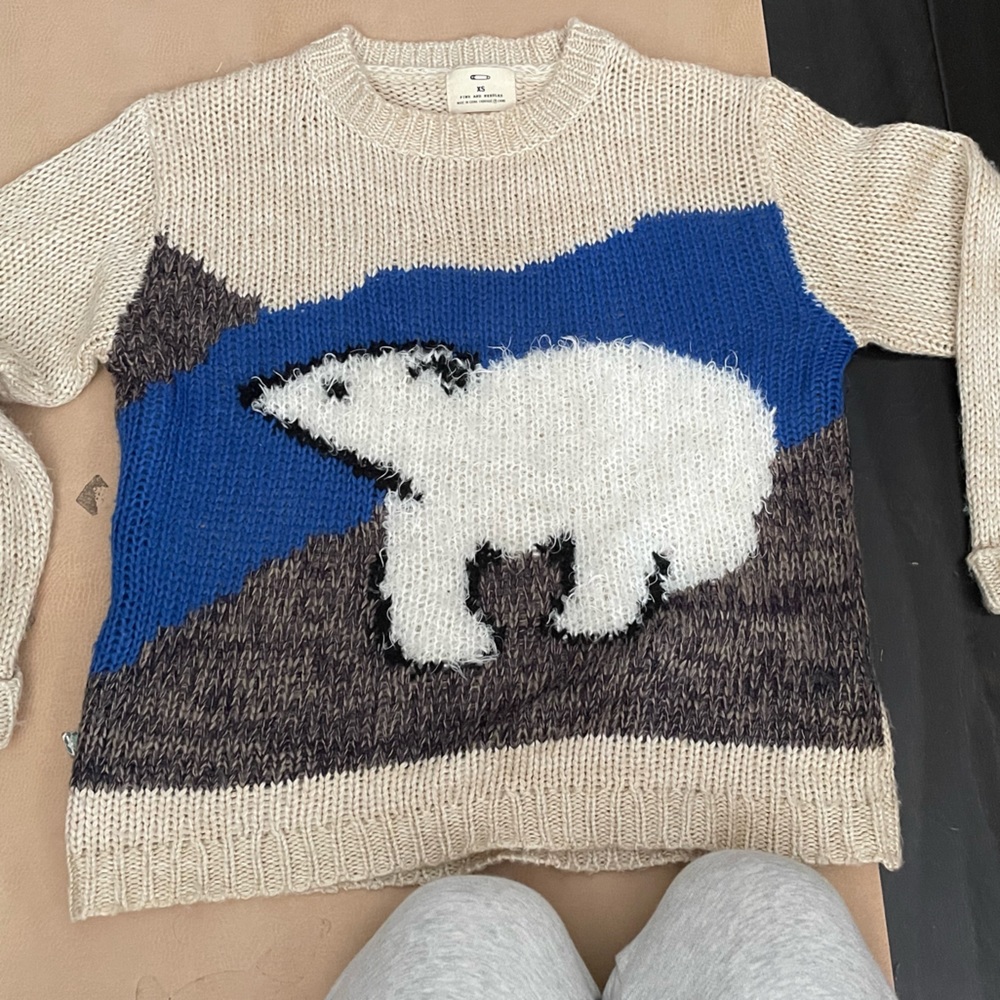 Urban outfitters pins and needles polar bear sweater